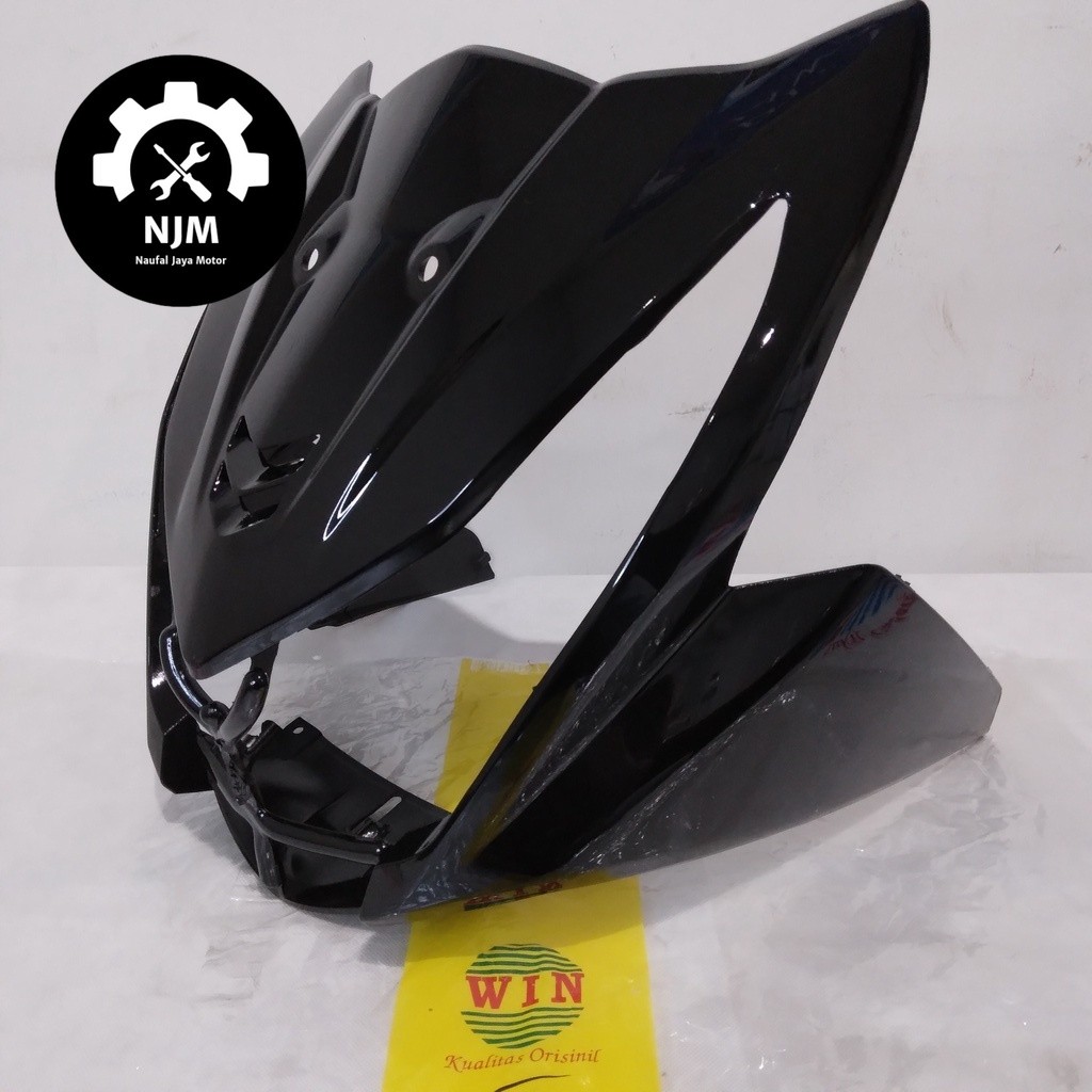 Tameng Depan Beat FI 2012 2013 2014 2015 | front panel WIN | dasi motor honda injeksi original hitam
