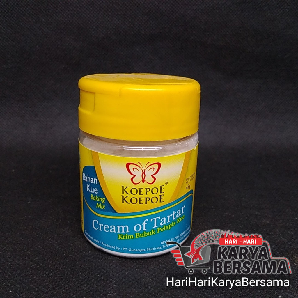 

BAHAN KUE KOEPOE KOEPOE CREAM OF TARTAR 43GR