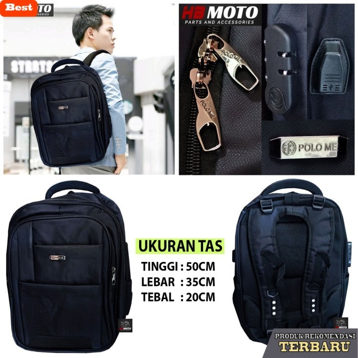 tas ransel pria murah berkualitas Tas Ransel POLO ME M1903/TAS RANSEL/Tas Punggung PRIA POLO LAPTOP