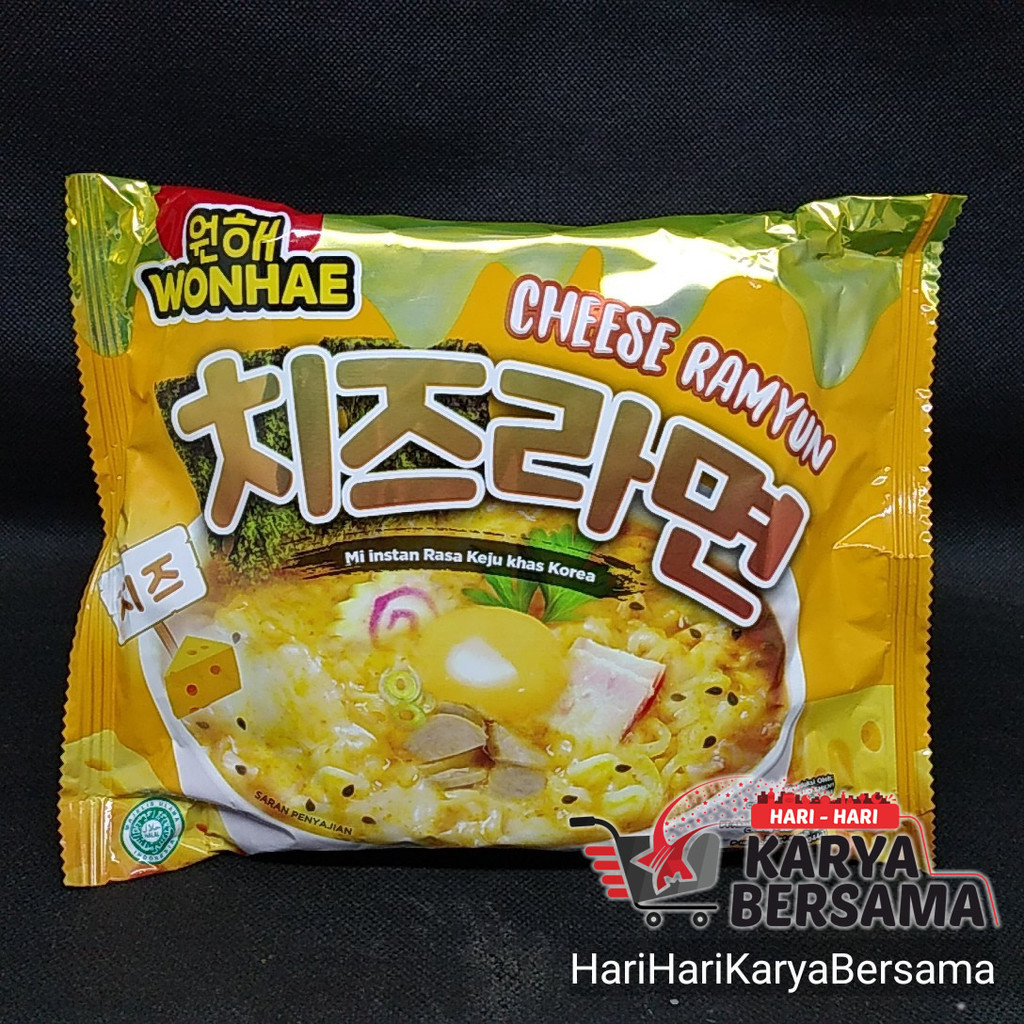 

MIE INSTAN WONHAE CHEESE RAMYUN KOREA 120GR