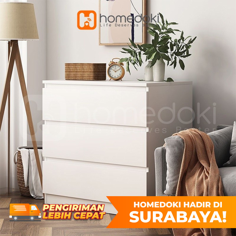 Homedoki Surabaya- Lemari laci