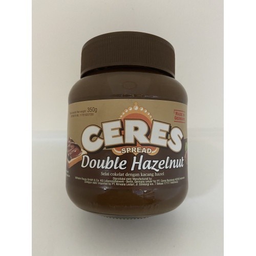 

New Item CERES DOUBLE HAZELNUT SPREAD 350G
