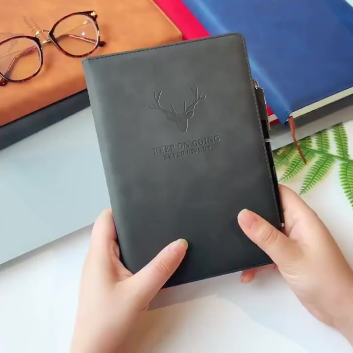 

Buku Catatan Bisnis 100 Halaman Tebal dengan Sampul Kulit Imitasi, Cocok untuk Kantor dan Universitas