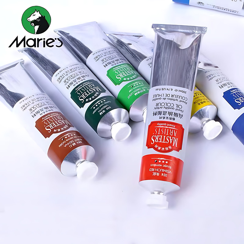 

Marie 1-Pack 200ML Oil Painting Professional Pigment Painting Artist Supplies Student Art Color Painting Pigment Supplies