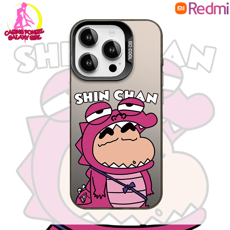 Kartun anime buaya kecil versi Crayon Shin-chan Casing For Redmi 10 12 13 C Redmi A1 3 Redmi Note 9 