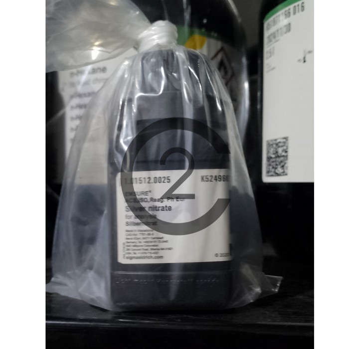 Perak Nitrat / Silver Nitrate / AgNO3 25 gram Merck 101512