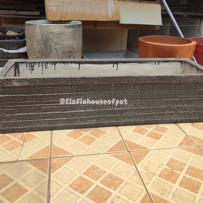 pot semen panjang minimalis P 100cm x 30cm x 30cm