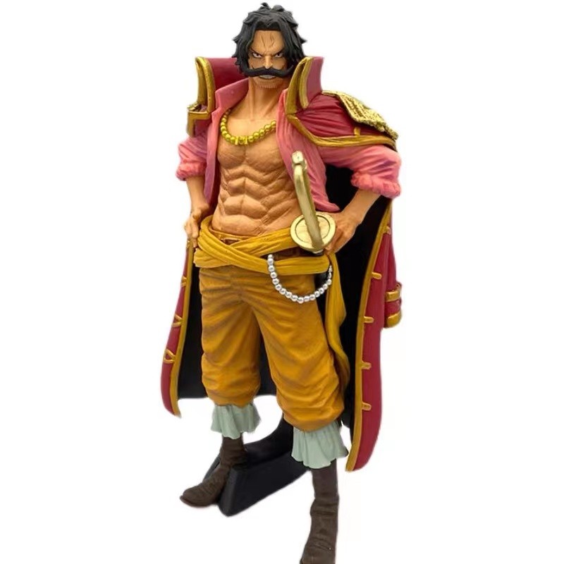 22cm One Piece Figure Gol D Roger King Of Artist Anime Action Figure Model Collection Statue Figurin