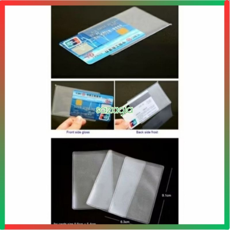 

(SG) Plastik Pelindung Cover ATM KTP SIM Kartu Nama