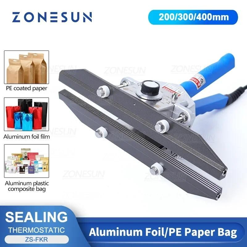 

SPECIAL PRICE ZONESUN sealing machine Constant Heat Handheld Sealer Sealing Machine Mylar Aluminum sealer Foil Bag sealer ZS-FKR200C
