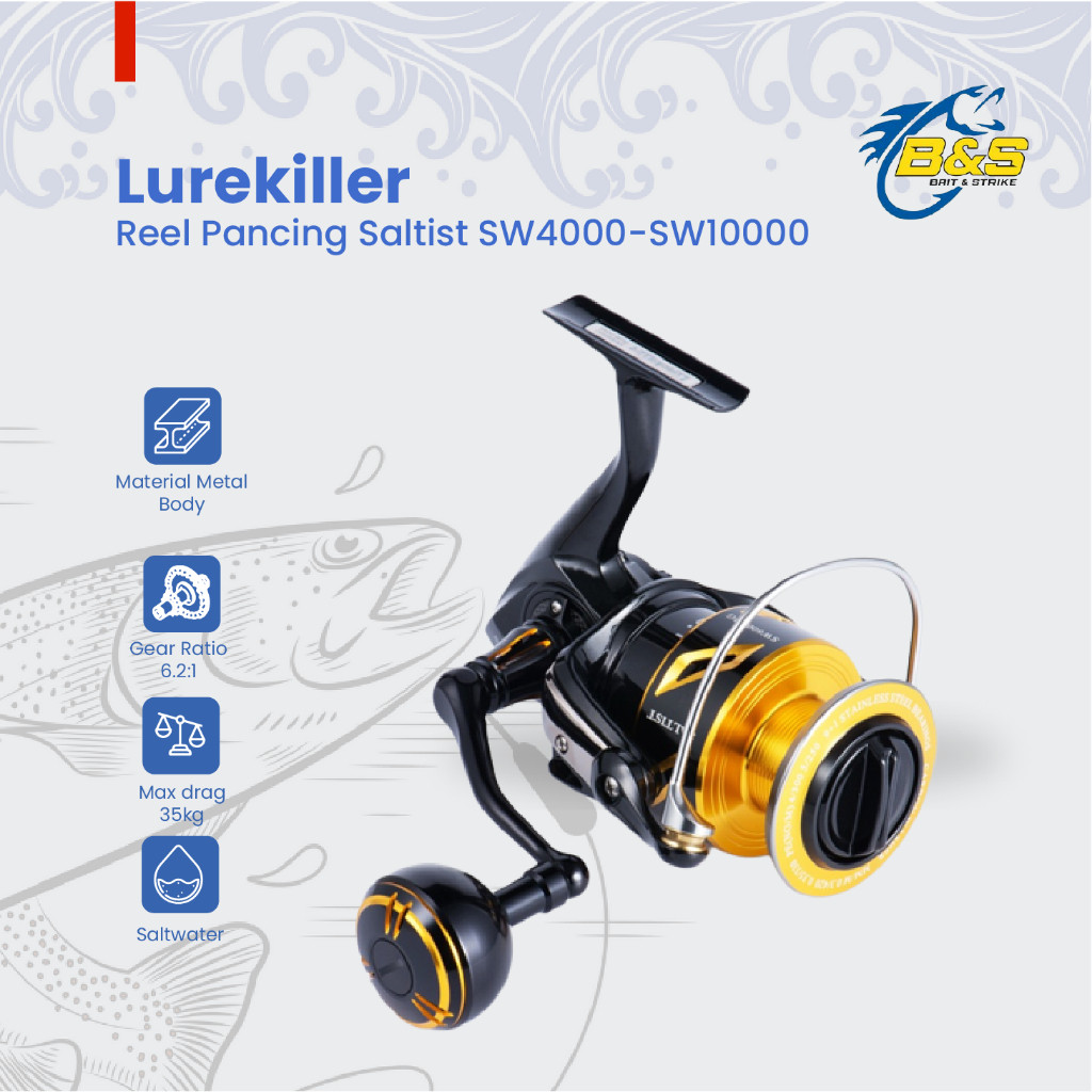 Reel Pancing SW Lurekiller SALTIST sw4000 sw5000 sw6000 sw10000 reel spinning RP001