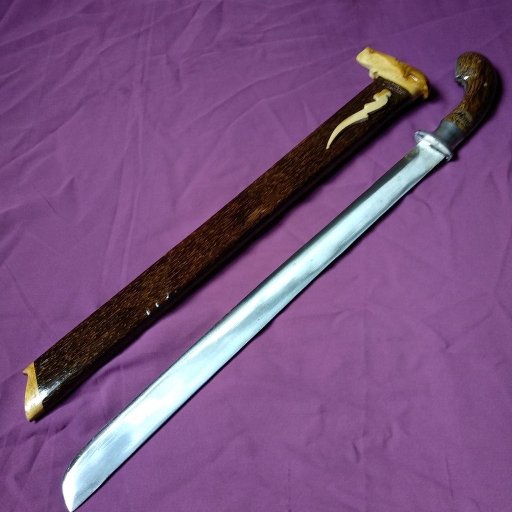 MARKETKNIVE PROMO 2024 Samuray Pedang Original / Golok Cibatu/golok pemotong kayu dan bambu/full tan