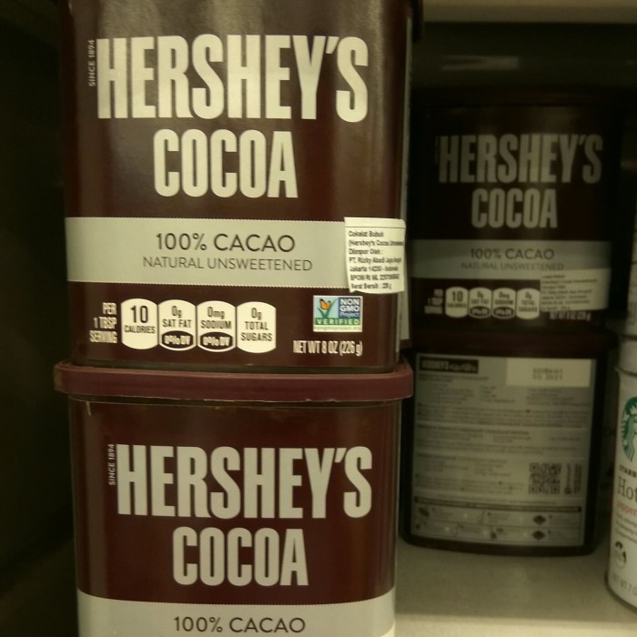 

Hershey's hersheys Cocoa powder unsweet 226gr