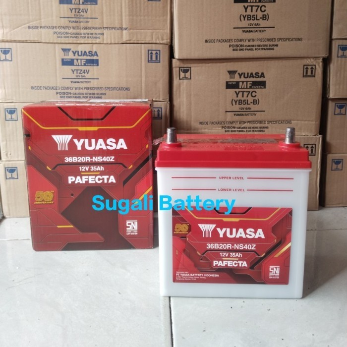 Aki Mobil YUASA NS40Z 36B20R Aki Basah 12Volt 35Ah ORIGINAL YUASA BATTERY