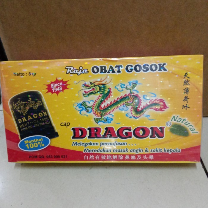 menthol dragon 8gr raja obat gosok jual perlusin