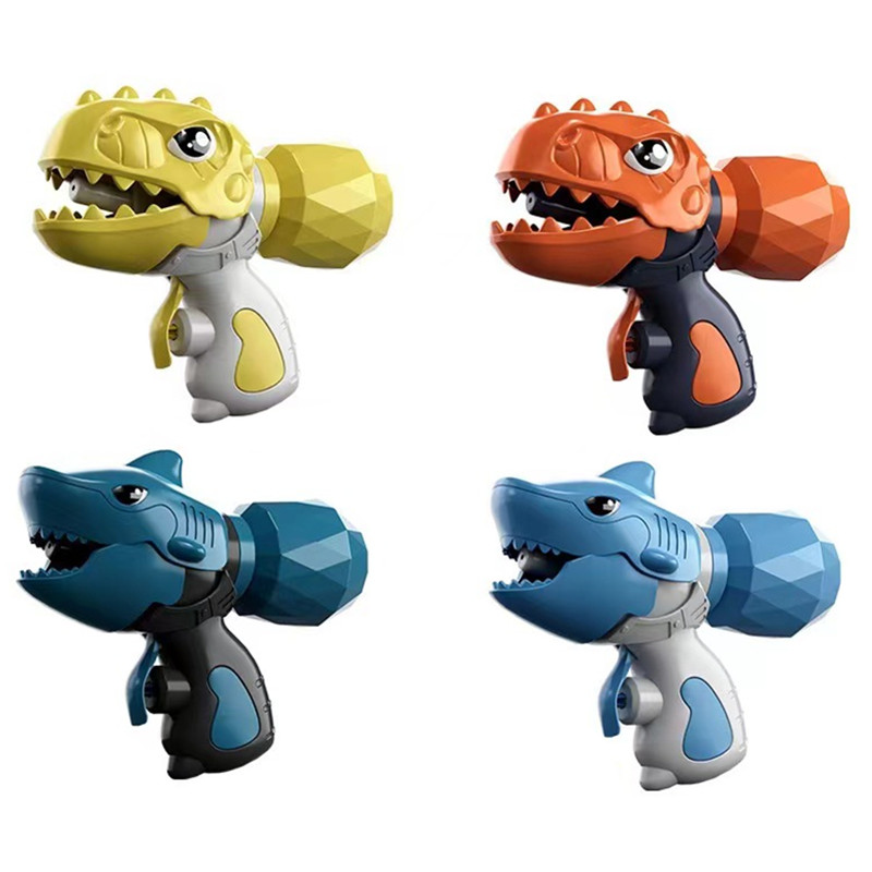 New Cute Dinosaur Shark Pushing Beach Outdoor Water Gun Children's Game Toy Water Gun Boys And Girls