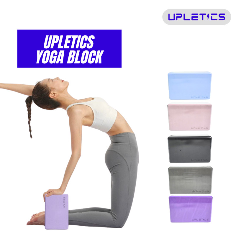 Upletics Yoga Block Foam | Blok Yoga | Yoga Brick | Balok Yoga | Balok Bantalan Yoga Pilates | Balok