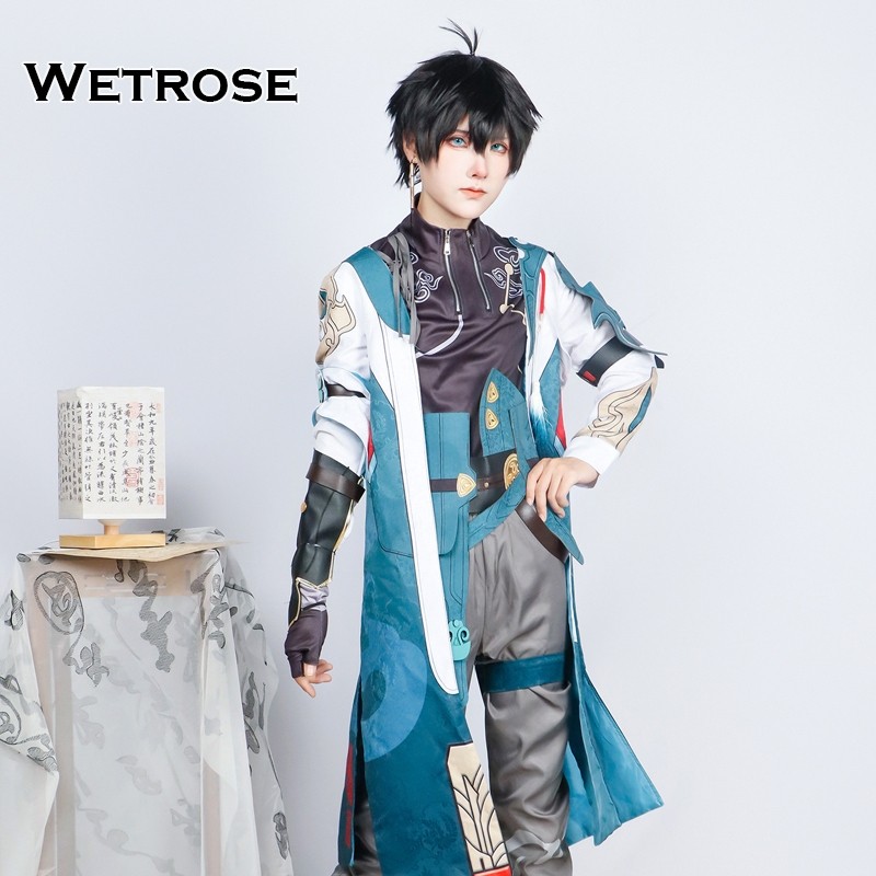 HEMATMAX 【Wetrose】 Honkai Star Rail Dan Heng Costume Cosplay Kostum Complete Set for Men DanHeng