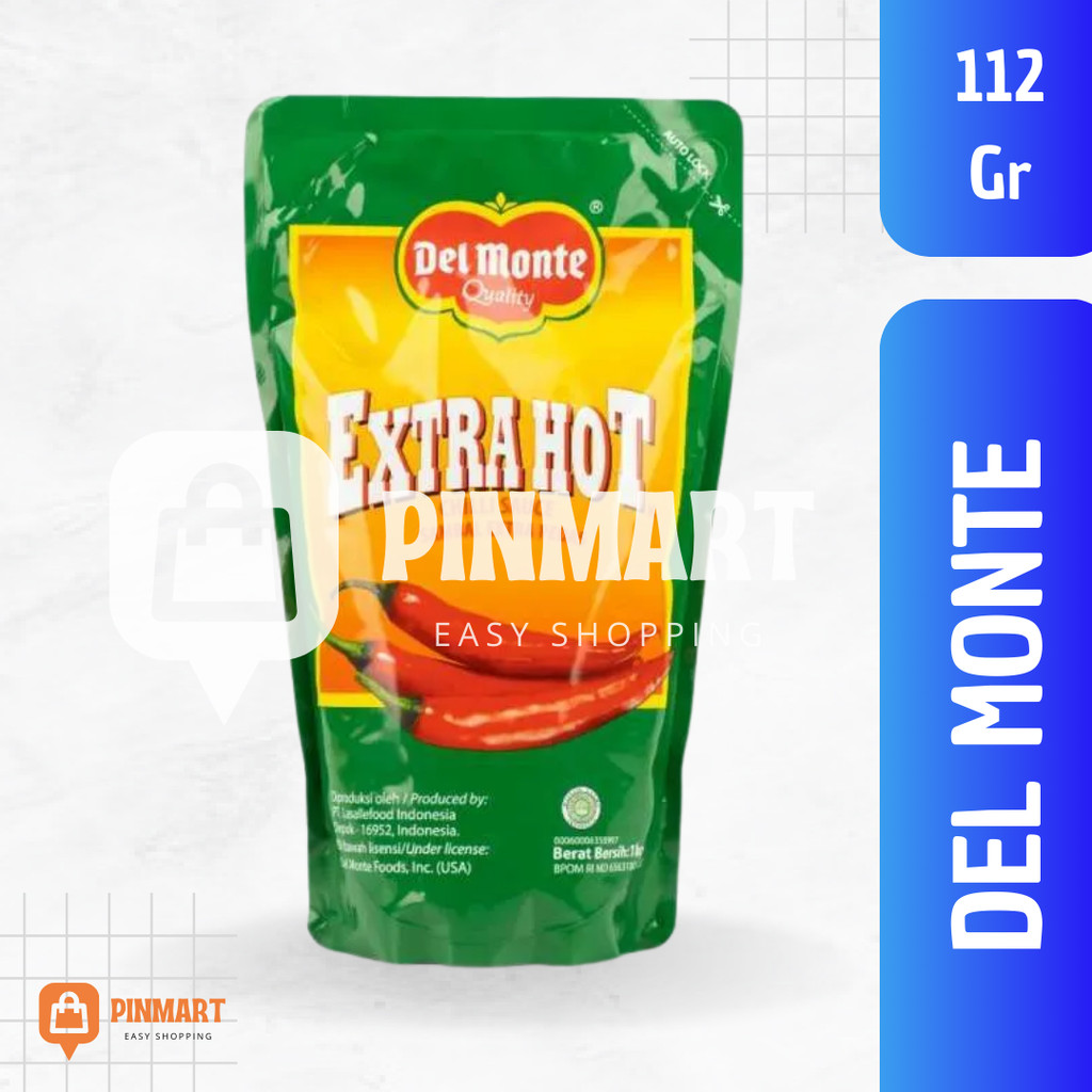 

Del Monte Extra Hot Chili Sauce Pouch 1kg DelMonte Saus Sambal