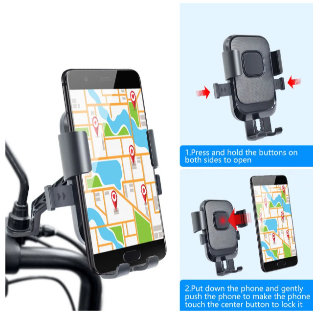 Stand Motor Tabir Collcetion HD088 Holder Hp Motor 12L7-102 Stand Penyangga Handphone Braket Spion K