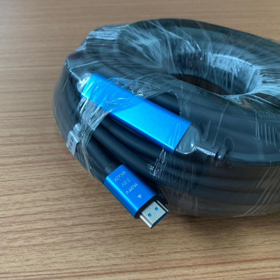 Kabel HDTV 30Meter V2.0 Chipset 4k 3d - HDMI kabel 30M Gold Versi 2.0 Premium