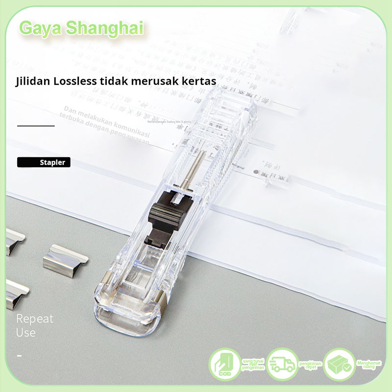 

Klip dorong klip file alat tulis tetap uji kertas artefak pengikat buku logam buku dorong pas