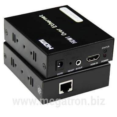 HDMI Extender via UTP Cable Cat5e/6 single RJ-45 (up to 150 m)