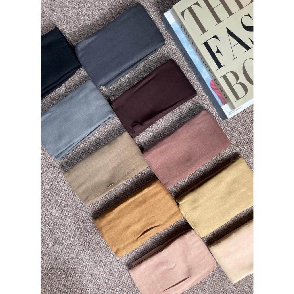 Voal Polos Kayla - Hijab Segi Empat Voal Premium Polos / Jilbab Voal Premium Polos / Kerudung Voal P