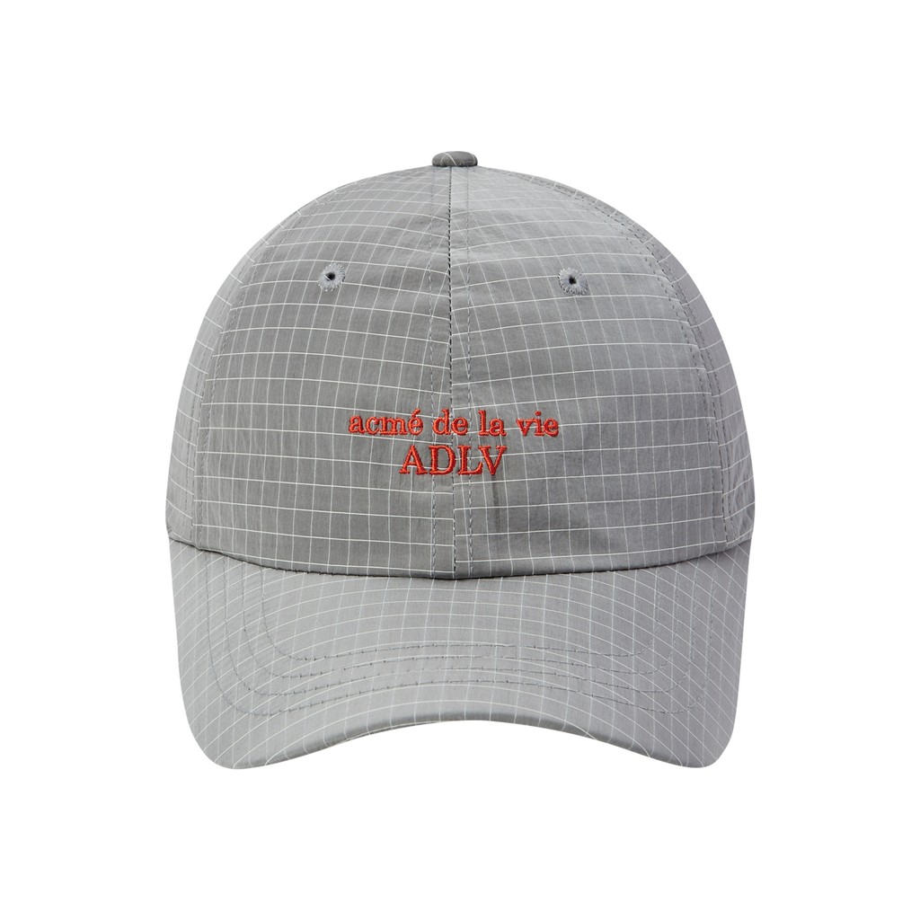 [ADLV] Check Ripstop String Ball Cap Light Grey - Topi Standard Fit Unisex acme de la vie