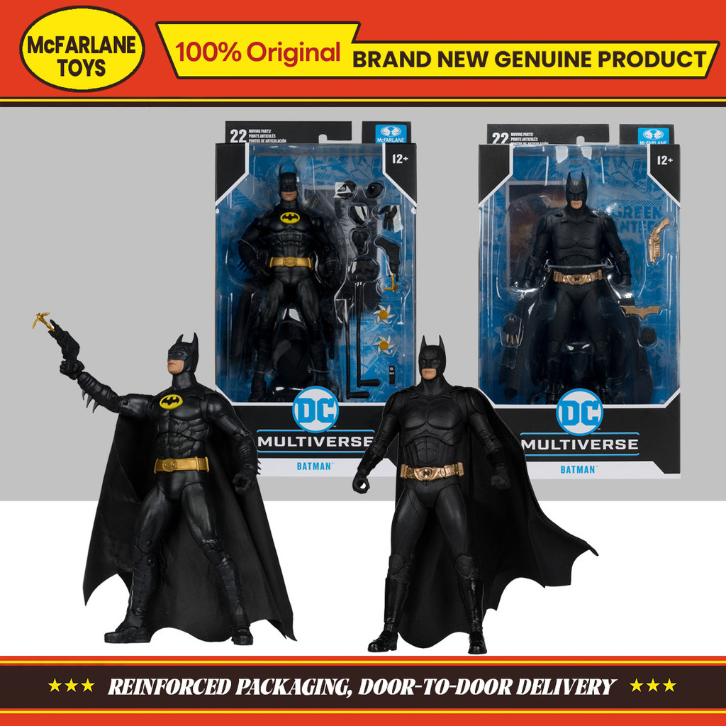 McFarlane Toys DC Multiverse Batman (1989) /Batman Begins : Batman 18Cm Action Figure Collection Ori