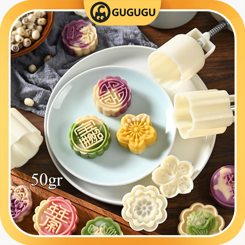 Ready- Mooncake mold 50gr cetakan kue/Cetakan kue bulan 50gr/Cetakan Mooncake 50gr