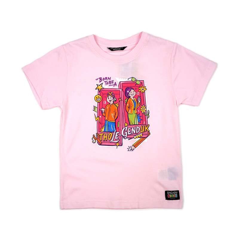 Dagadu Kaos Anak Usia 0-7 Tahun Legend - Baby Pink