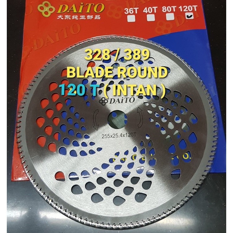 

120T Blade Pisau Bulat mata intan mesin potong rumput Bg 318 328 338 TL33 TL30 368 bisa untuk semua merek tanika tanaka firman dll amplas