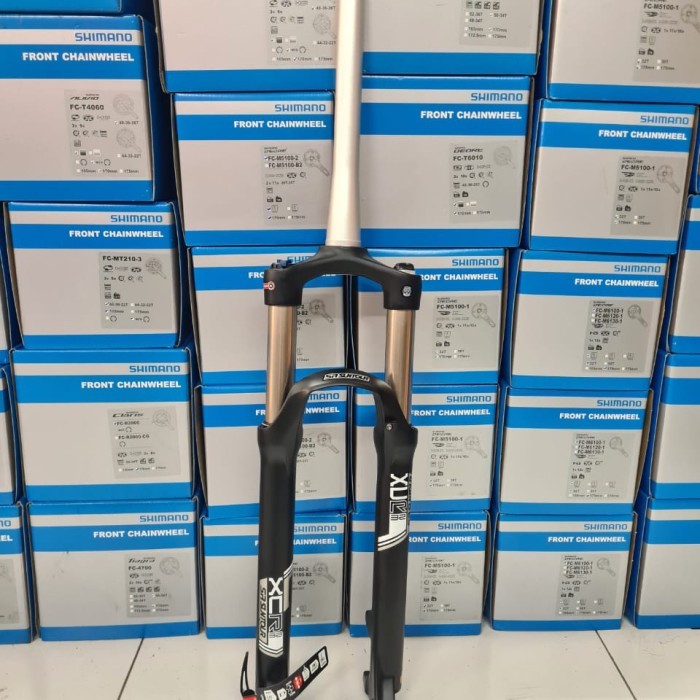 FORK 27.5 INCH SUNTOUR XCR-32 T120 TA THRUE AXLE AIR LOCK TAPPERED/TAPPER