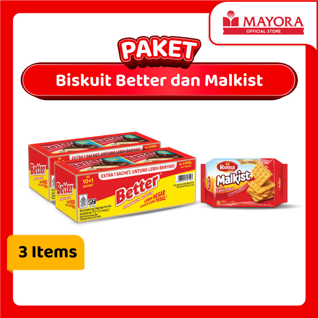 

Paket Biskuit Better dan Malkist