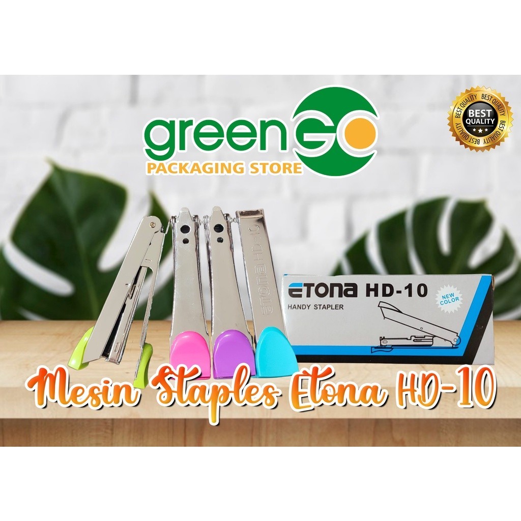 

[MS] MESIN STAPLES STAPLER ETONA HD 10 STEPLES SEDANG HEKTER WARNA WARNI