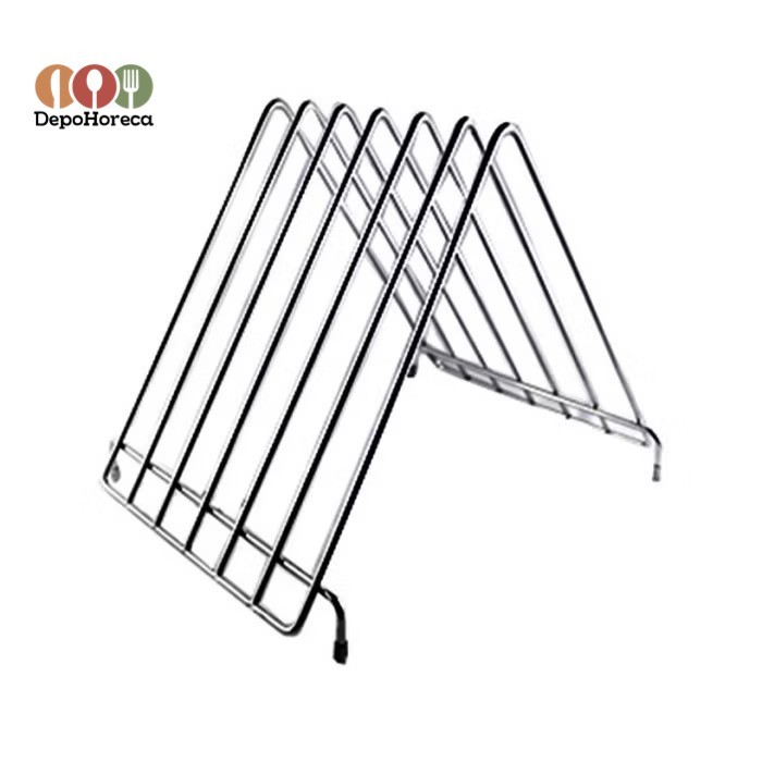 Rak Talenan / Tempat Talenan Stainless Steel / 3 Ruas / 6 Ruas - 3 slots