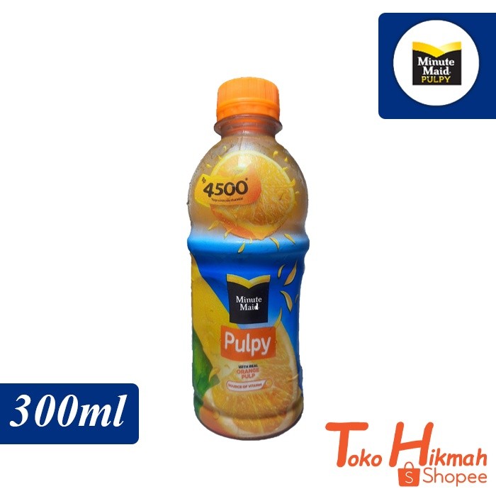 

PULPY Orange - Dengan Bulir Jeruk Asli -Satuan - Kemasan Baru 300 ml
