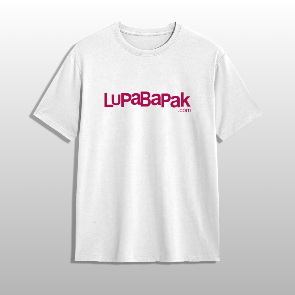 Kaos Plesetan BukaLapak LupaBapak (83) Katun Combed 30s