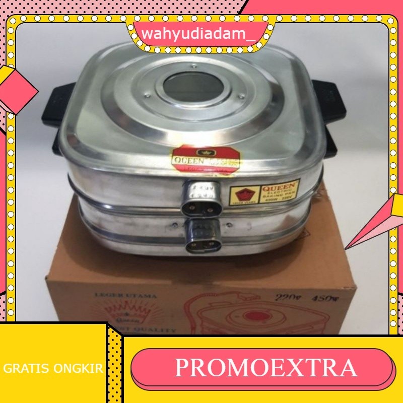 Oven Listrik Queen 450 Watt 220 Volt Oven Listrik Kue Lapis Legit