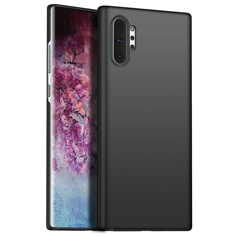 CASE SAMSUNG NOTE 10 / NOTE 10 PLUS SILICONE TPU SLIM MATTE CASE SOFT BLACK DOFF HIGH QUALITY
