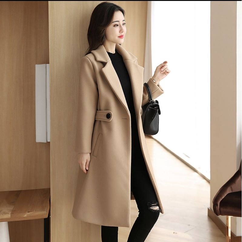 BLAZER LONG COAT AURORA - COAT MUSIM DINGIN / WINTER BAHAN FLACEE