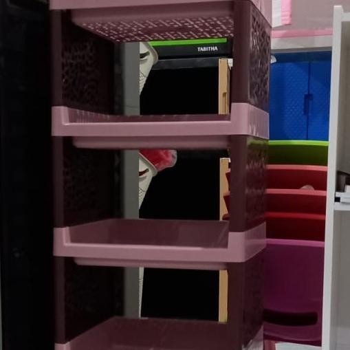 GANDISUARTINILARISSHOP Rak serbaguna yoyo multifungsi susun 3 susun 4 susun 5