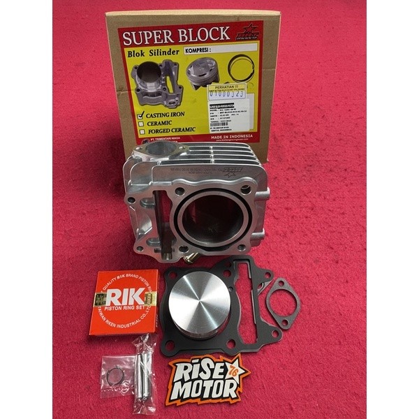 BLOK SEHER VARIO 150 PCX 62 MM DOUBLE COOLER BRT