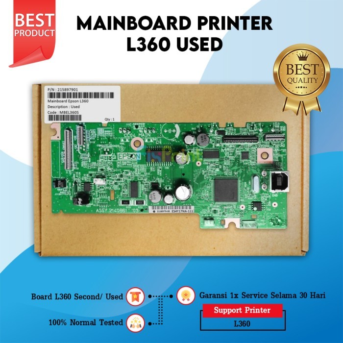 Mainboard Printer Epson L360 Original Board L-360 Motherboard L360