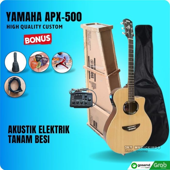 PROMO Gitar Akustik Elektrik Listrik Yamaha APX500ii APX 500ii APX 500 APX500 Custom High Quality