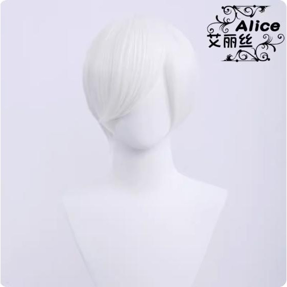 READY STOCK wig base 30 cm non sasak manmei - Putih