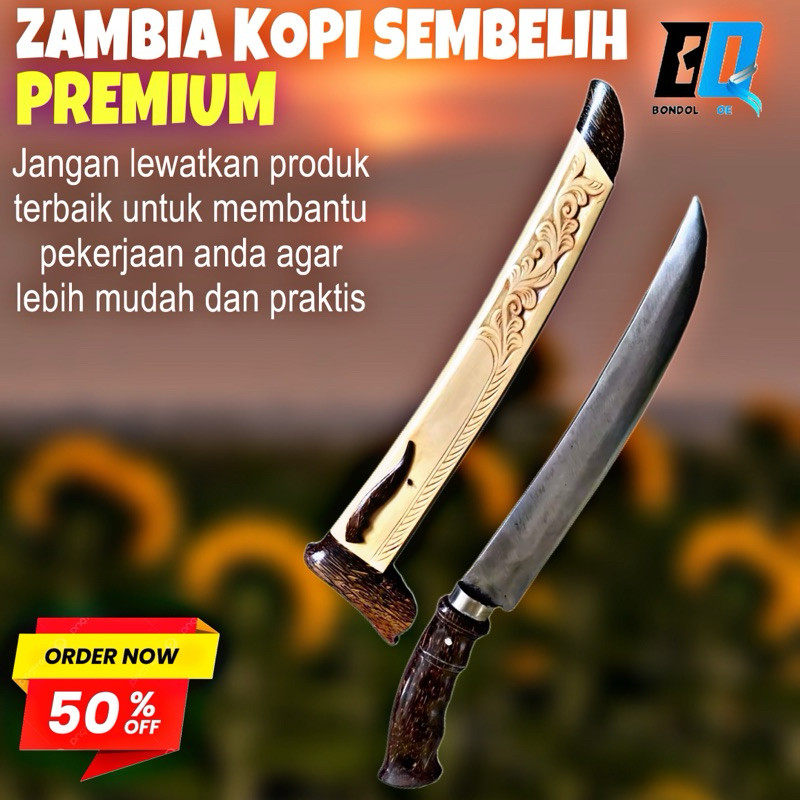Bondol Pisau | Golok Baja Sembelih Serbaguna Terbaru Khas Cibatu
