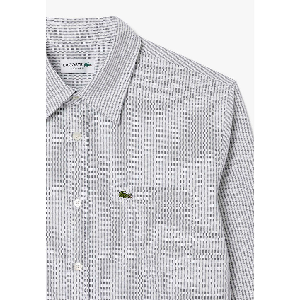 Lacoste - Regular Fit Striped Oxford Shirt