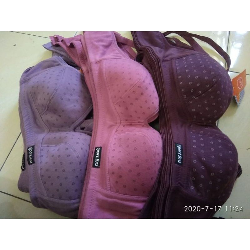 SPORT BRA/ BH WANITA JUMBO/40 42 TANPA BUSA DAN KAWAT/grosir bh murah/bh terbaru/bh terlaris/bh keke